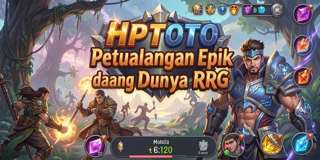 Tampilan gameplay HPTOTO yang menakjubkan dalam petualangan RPG.