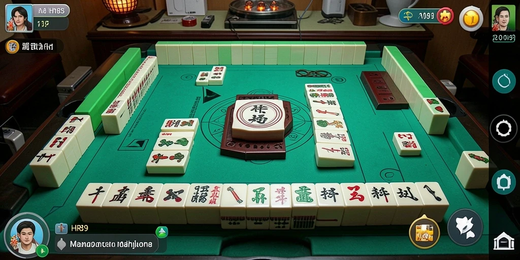 Tampilan gameplay HR89 yang menarik dan menantang di papan Mahjong.