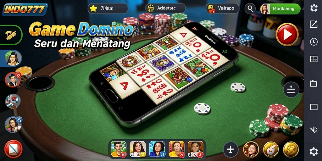 Tampilan gameplay INDO777 yang menegangkan dan seru.