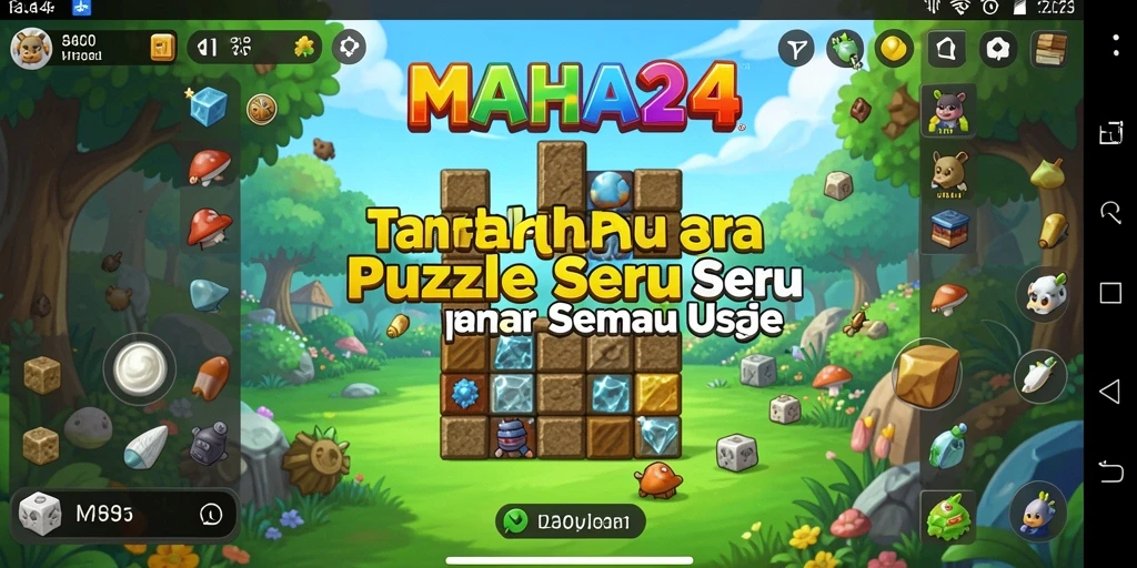 Tampilan gameplay MAHA24 yang menantang dan seru.