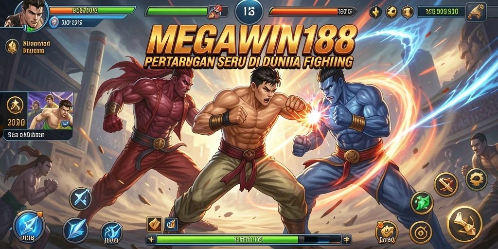 Gameplay seru dalam MEGAWIN188 dengan pertarungan mendebarkan.