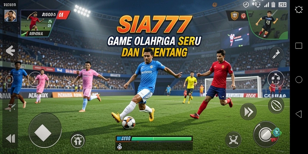 Tampilan gameplay seru di SIA777 dengan aksi olahraga yang menarik.
