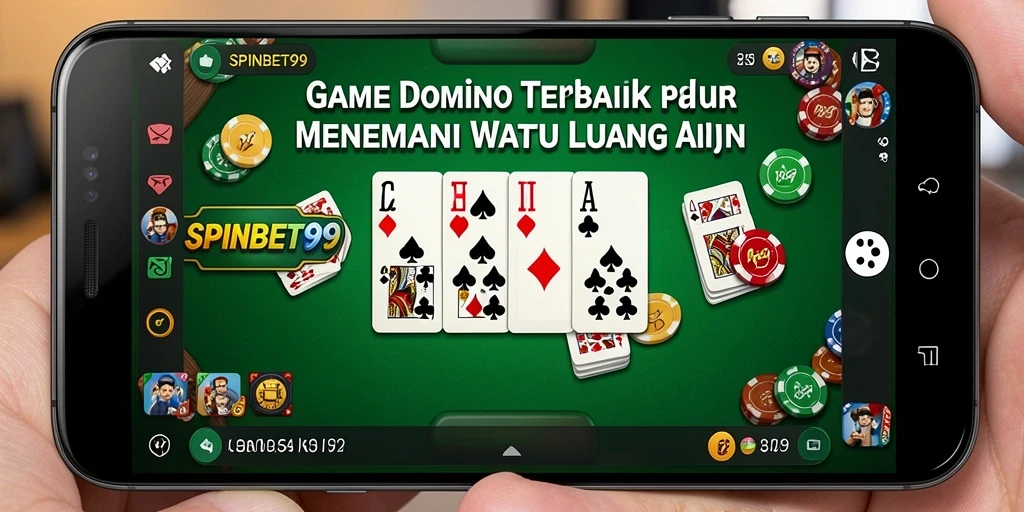 Gameplay SPINBET99 menampilkan aksi seru permainan domino yang menarik.