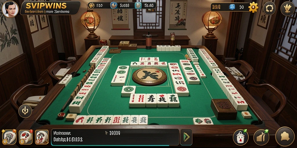 Screenshot gameplay menunjukkan tantangan Mahjong yang menarik di SVIPWINS.
